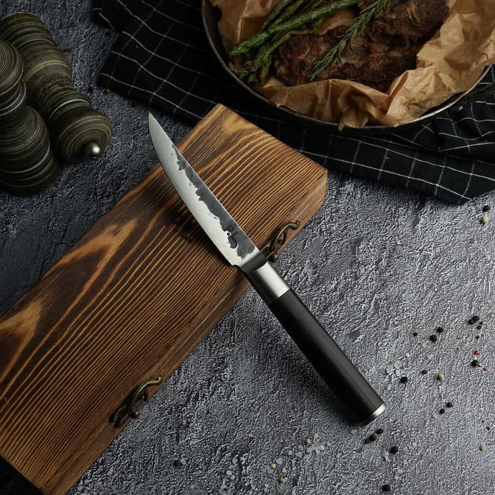 Набор для стейка нож+вилка "Vintage   Premium" дерев. футляр Pakka Black P.L. Proff Cuisine