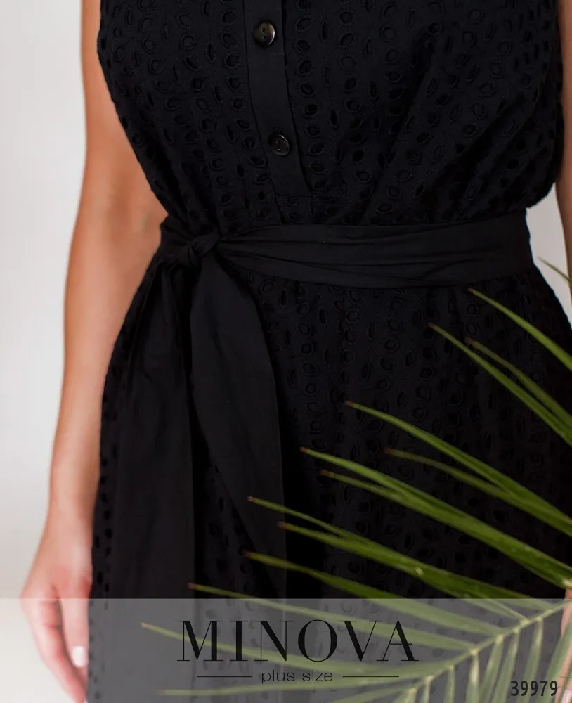 Платье 3146B-черный Minova