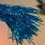 Дождь новогодний 1м лазурь (10шт)