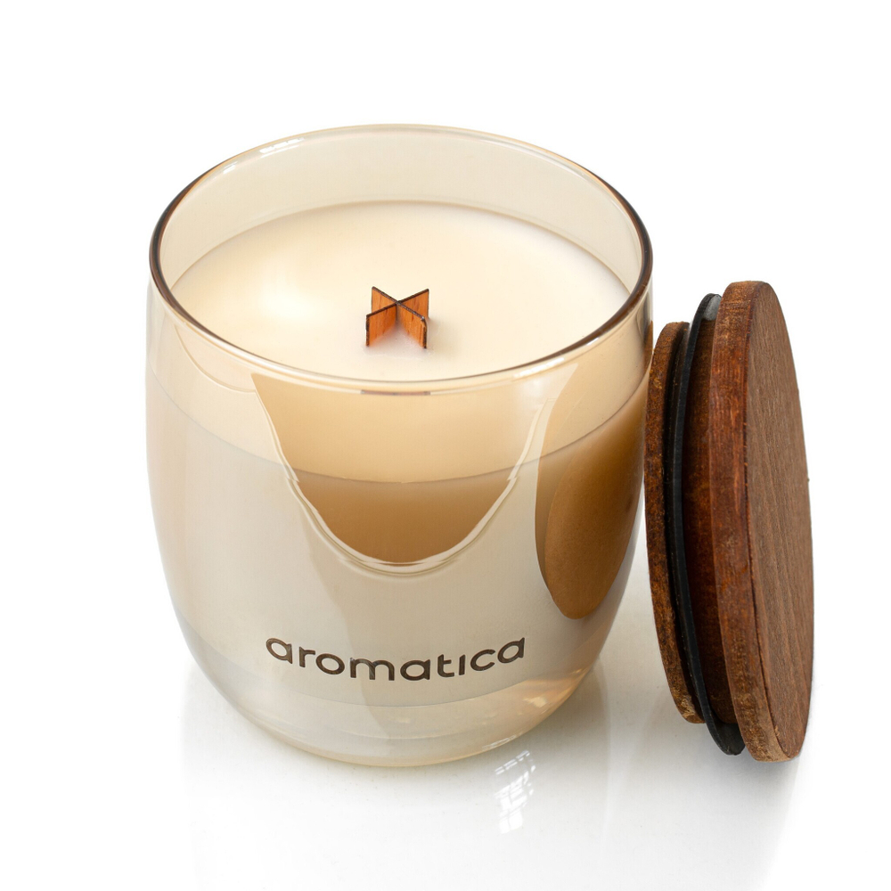 Аромасвеча AROMATICA Амбра и дубовый мох