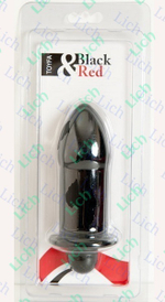 Чёрная водонепроницаемая вибровтулка, 12,5 см