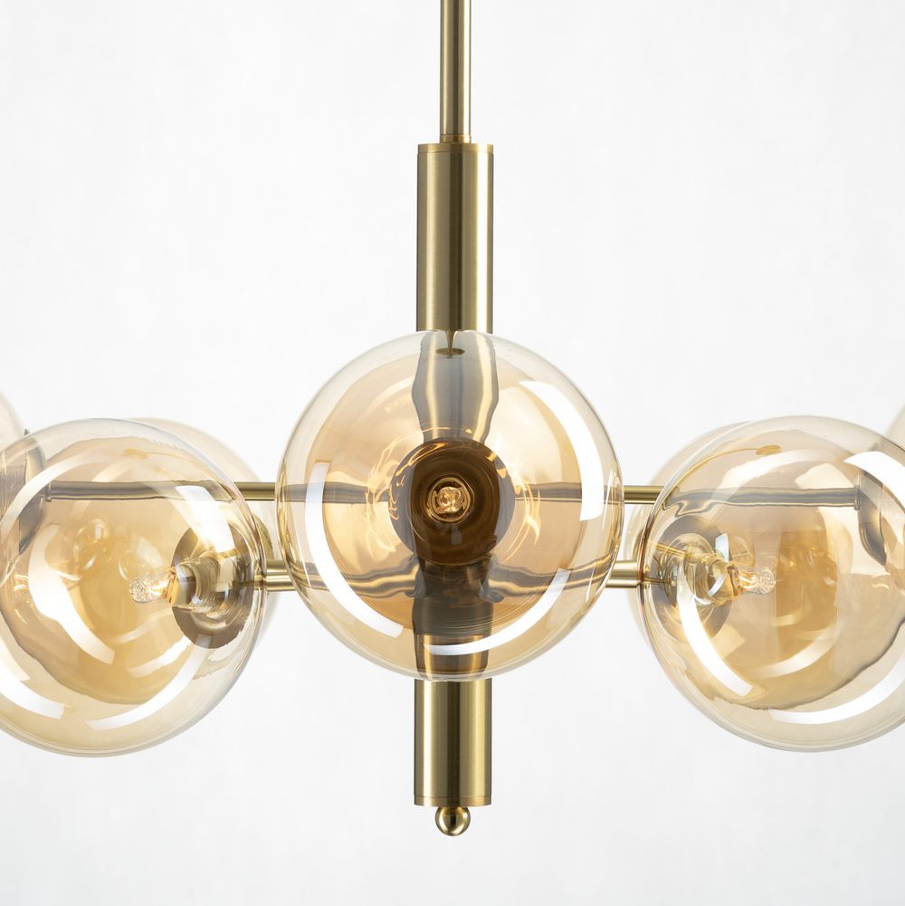 Citilux Нарда CL204180 Люстра на штанге Бронза