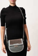 Кожаная сумка Azaro 30585 хром