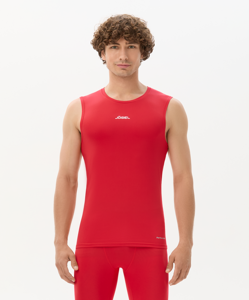 Майка компрессионная CAMP PerFormDRY Baselayer SL Tee, красный