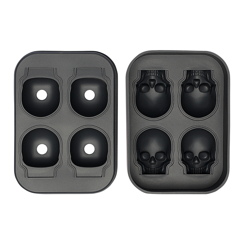 Форма для льда ice skull, графит
