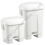 Контейнер пластиковый Filmop Sirius с педалью (белый, 60 литров )