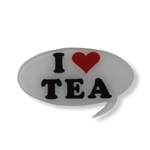 Значок ILoveTea, акрил