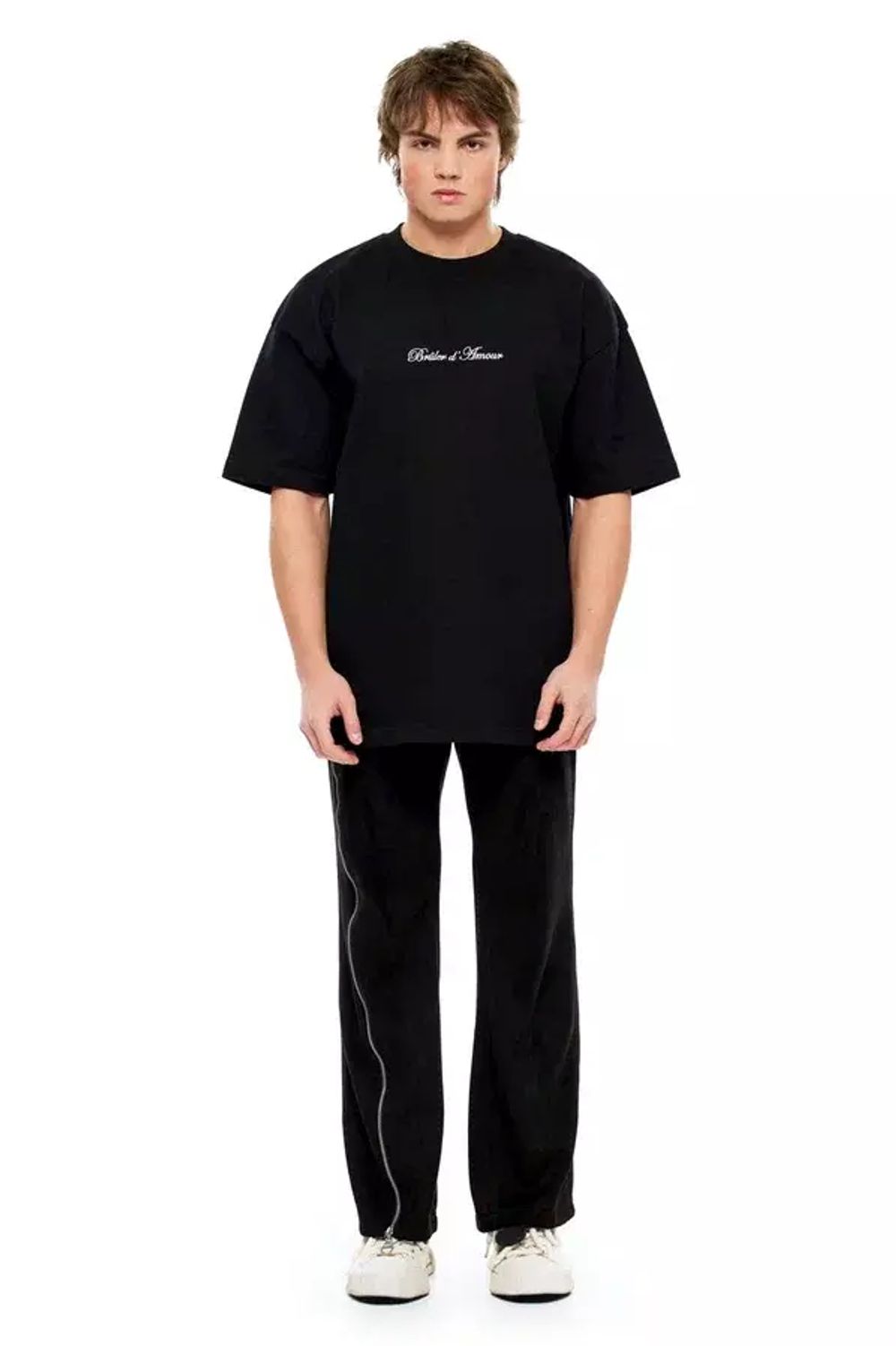 Футболка Bruler d'Amour Basic logo черная