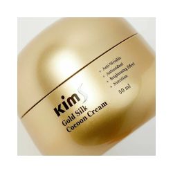 Kims Gold Silk Cocoon Cream Крем антивозрастной для лица с протеинами кокона шелкопряда, 50 мл