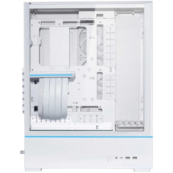 Корпус Lian Li SUP01W / White / 3 x 120mm PWM Fan / PCIe4.0 Riser Cable / Mid-Tower, TG / G99.SUP01W.R0