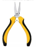 Мини-тонкогубцы DELI, 125 мм, DL103204, двухкомпонентная рукоять 146993