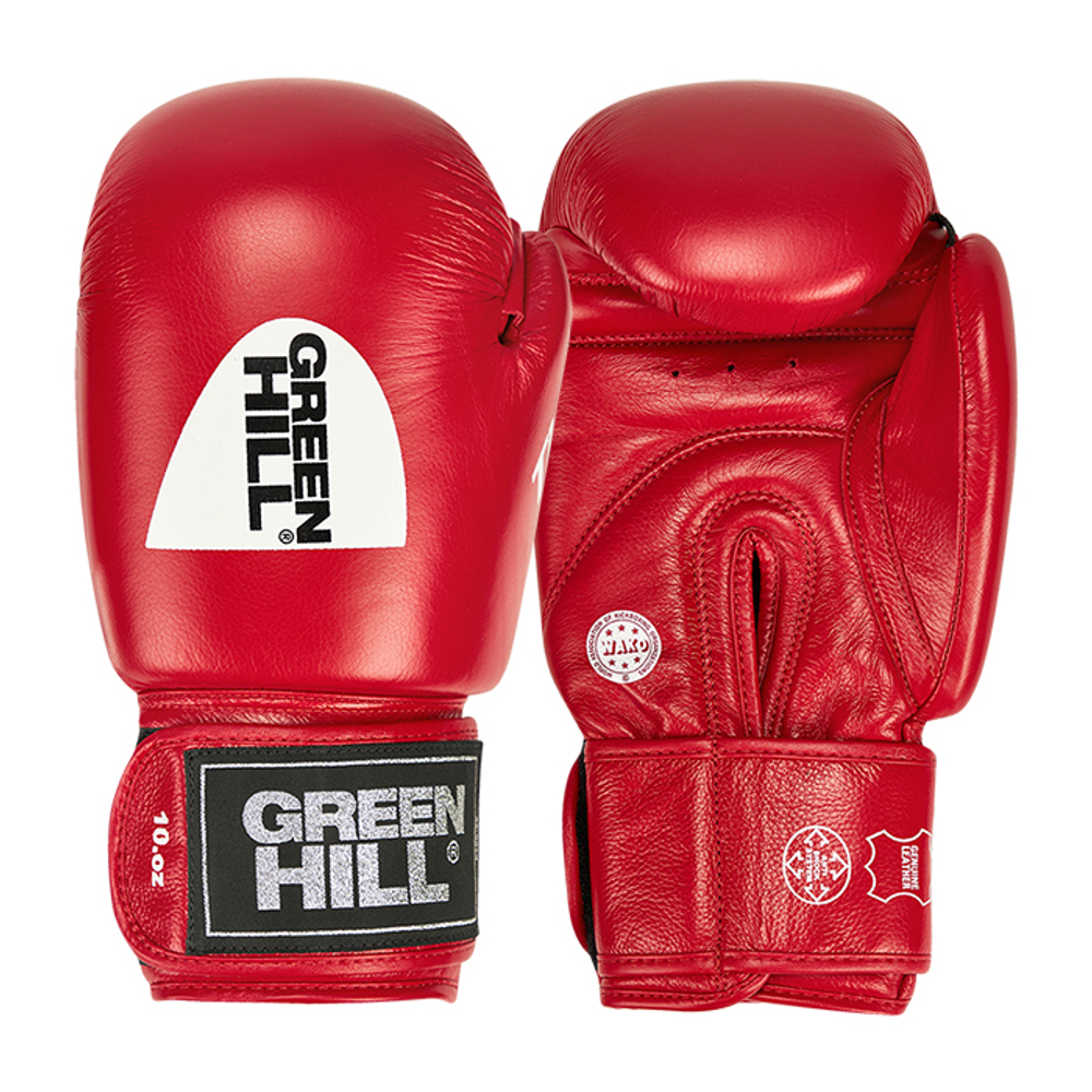 BGT-2010w Боксерские перчатки TIGER WAKO Approved красные
