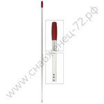 Ручка Filmop алюминиевая красная (140 см, диаметр - 23 мм, 3 отверстия)