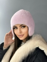шапка зимняя пушистая эко мех