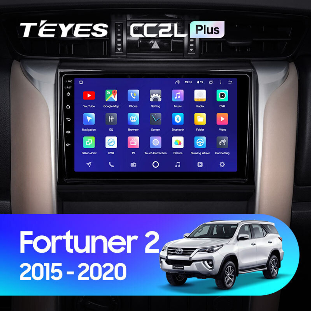 Teyes CC2L Plus 9" для Toyota Fortuner 2015-2018