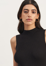 Платье JULIA с клиньями, чёрный