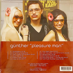 LP: Günther — «Pleasure Man» (2004/2023) [Red Vinyl]