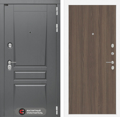 Входная дверь Лабиринт ПЛАТИНУМ - 05 Ясень Темный