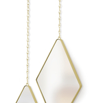 Набор зеркал UMBRA Dima, матовая латунь, 3 шт.