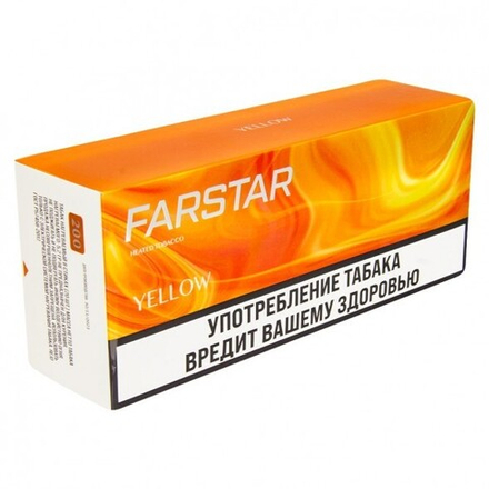 Стики Farstar Yellow - табак с лимоном и холодком (блок - 10 пачек)
