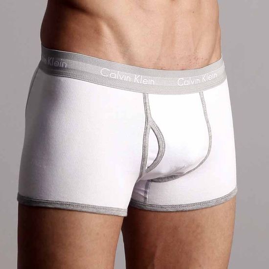 Мужские трусы боксеры Calvin Klein 365 White Grey