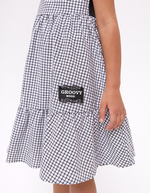 Платье-сарафан клетка