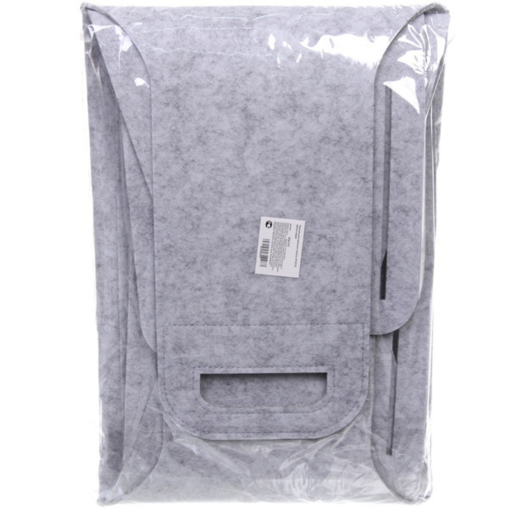 Корзина для хранения войлок 36*26*23 светло-серая