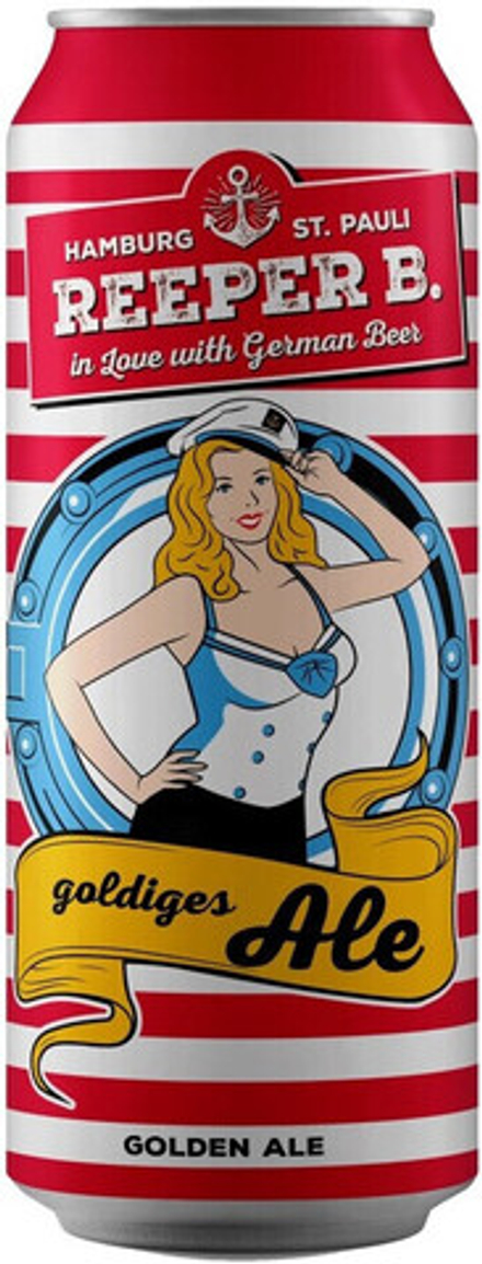 Пиво Рипер Б Голден Эль / Reeper B. Golden Ale 0.5 - банка