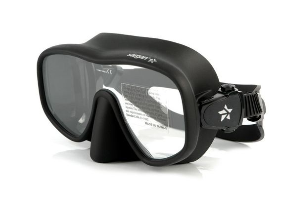 Маска безрамочная Sargan Дайвмастер черная
