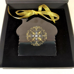 Сувенир "Домик" с росписью Палех в подарочной коробке