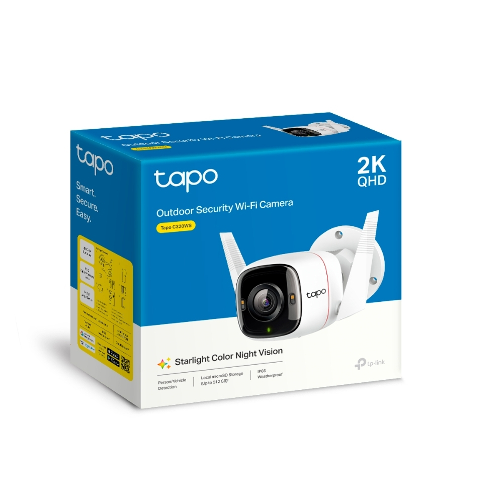 Уличная Wi-Fi камера, Tapo C320WS, V2.20