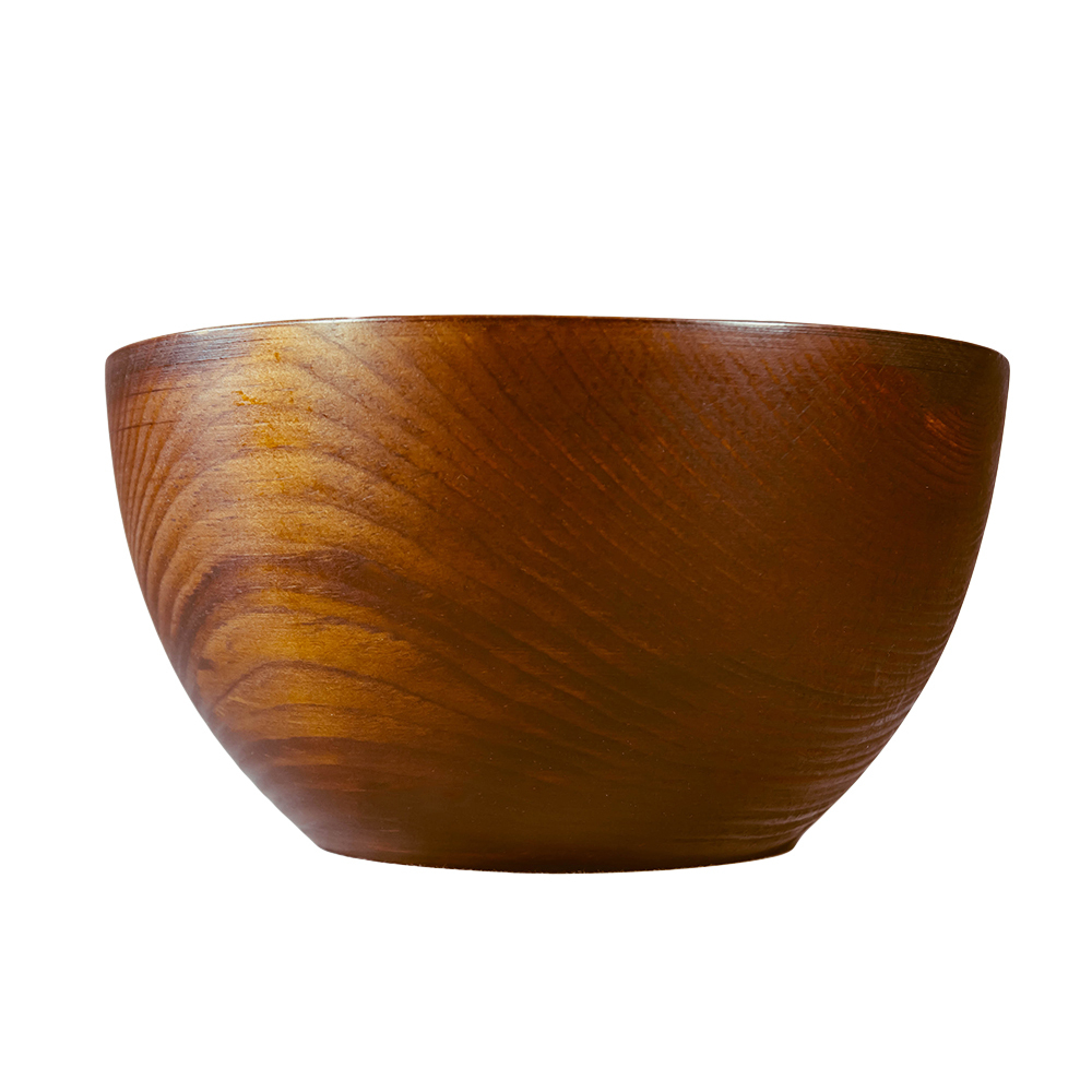 Тарелка-салатница Art of Siberia из сибирского кедра глубокая, 200 мм. T47