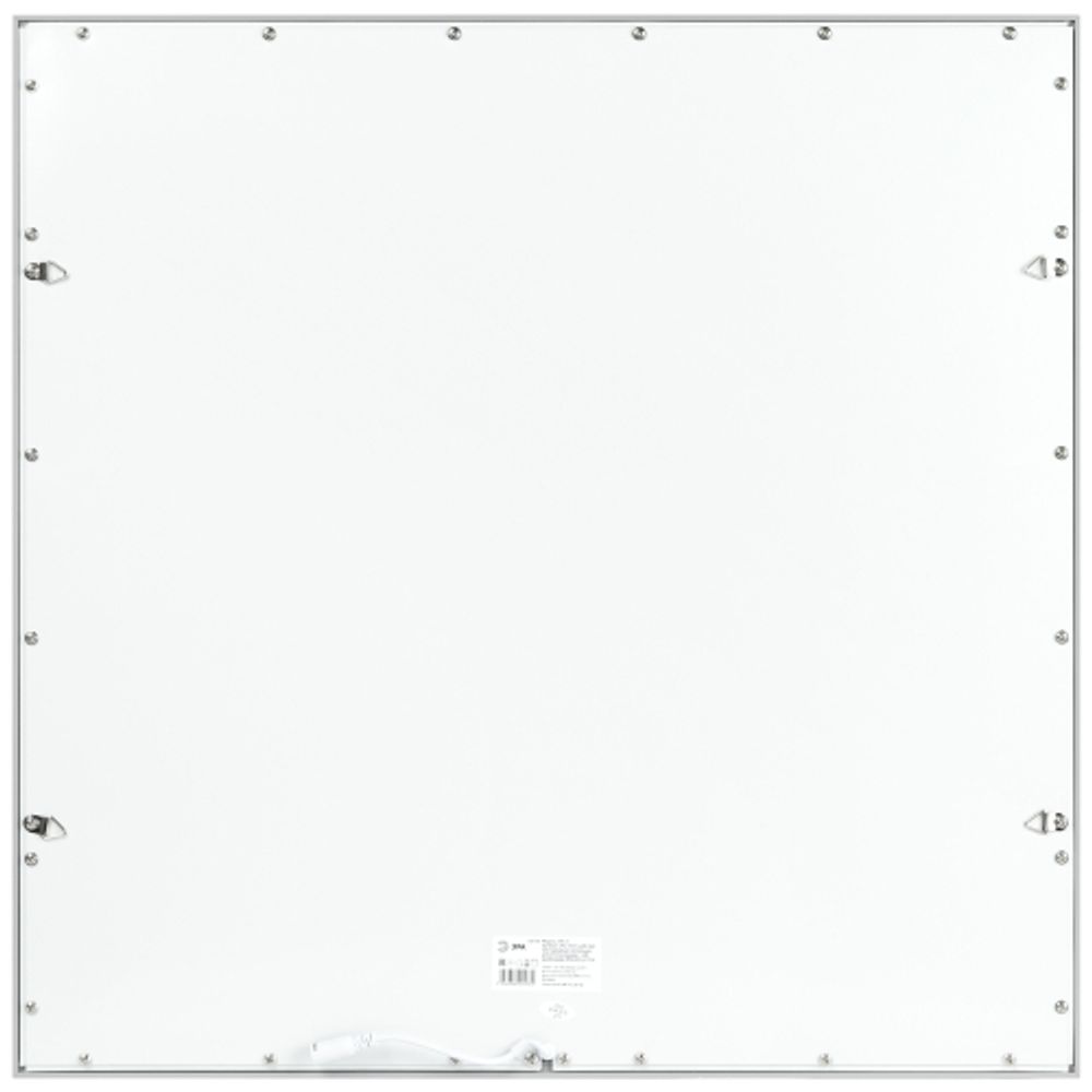 Светодиодная панель ЭРА SPL-510-S-40K-040 40Вт 4000K 595х595х8 серебро без драйвера с ушками ультратонкая | Панели с внешним драйвером