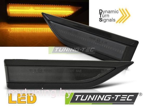 Повторители указателей поворота для Volkswagen Caddy (15-20) LED динамические темные