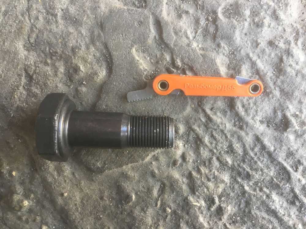 Болт 7/8" сегментный