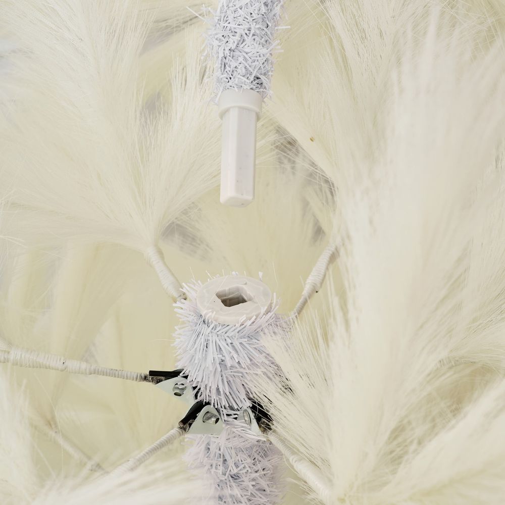 Искусственная белая елка «White Charm» (ветки из пампасной травы) от 2,1 м до 2,4 м