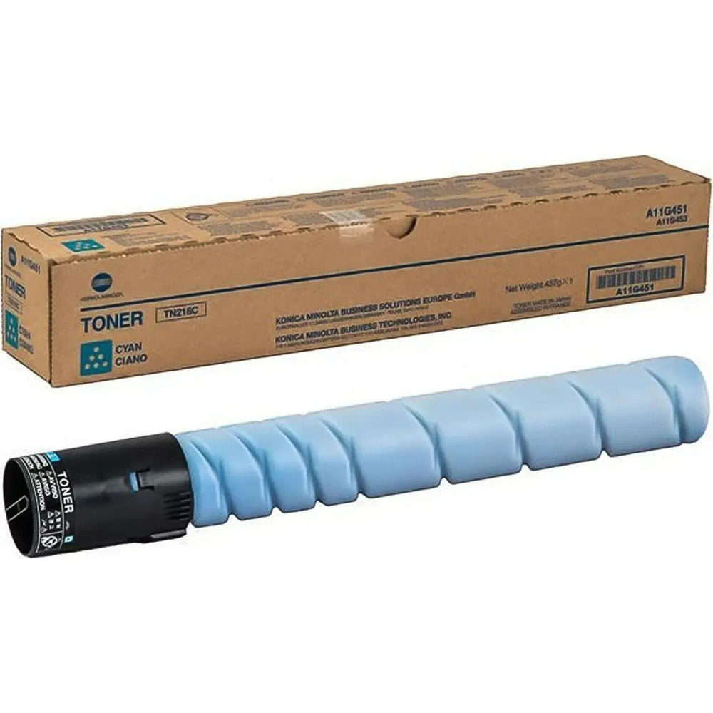 Тонер-картридж Konica Minolta TN-221C гол. для C227/C287 (A8K3450)