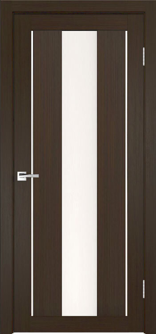 Межкомнатная дверь Баден 01 ДГ / Цвет тон Грей / Остекление "Сатинат белое" / Двери Верда