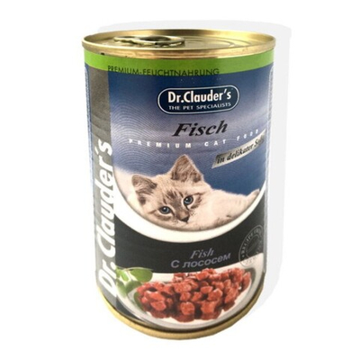 Dr.Clauder`s 415 г - консервы для кошек с лососем