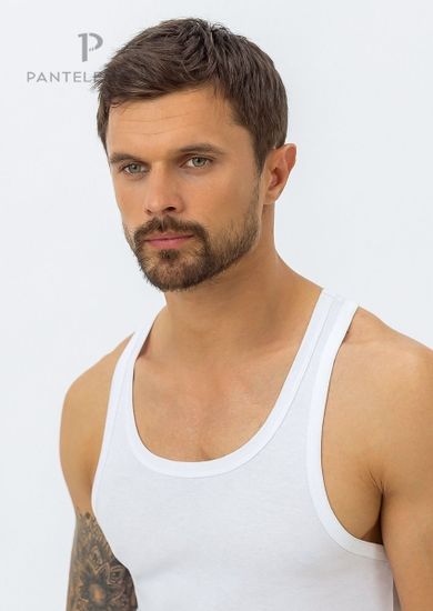 Майка мужская Pantelemone MM-044,белый