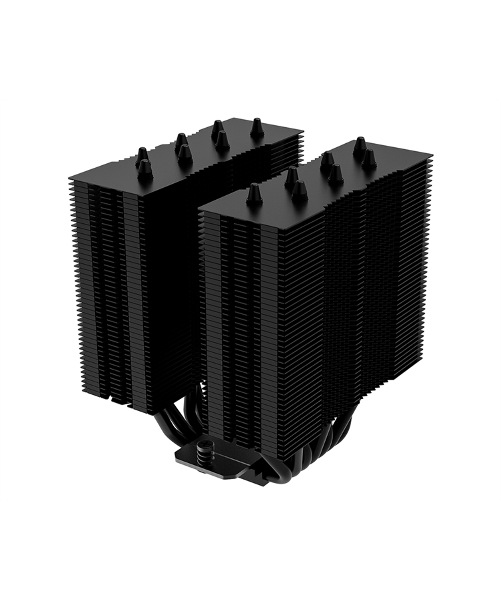 Кулер для процессора ID-COOLING SE-207-XT BLACK LGA20XX/1700/1200/115X/AM4 (8шт/кор, TDP 250W, PWM, черный, 7 тепл.трубок + медная база, 2 x FAN 120mm) RET
