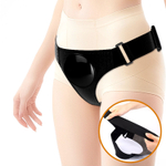 Женский страпон с вибрацией и эффектом эякуляции Oher (Цвет: телесный)