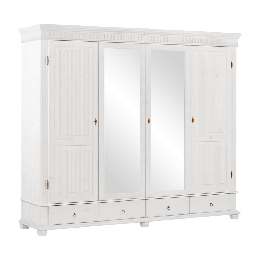 (8.1.3) Шкаф "Хельсинки" 4SPGT-M из массива сосны