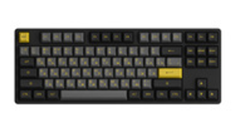 AKKO 5087S /Black&Gold/USB Cable/RGB/Hot Swap/V3 Cream Yellow Switch