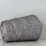 COTTON LUREX; 95% хлопок, 5% люрекс; 400м/100гр; Шнурок; цвет: серо-лиловая нить , люрекс серебро