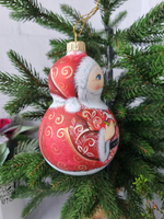 Игрушка Стеклянная Дед мороз