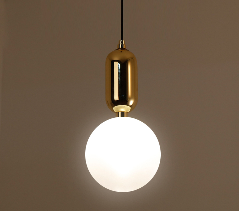 Pendant design lamp Aballs  by Parachilna (Gold,  D20)