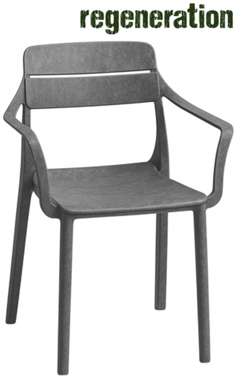 Кресло пластиковое Nardi Cassia, базальт