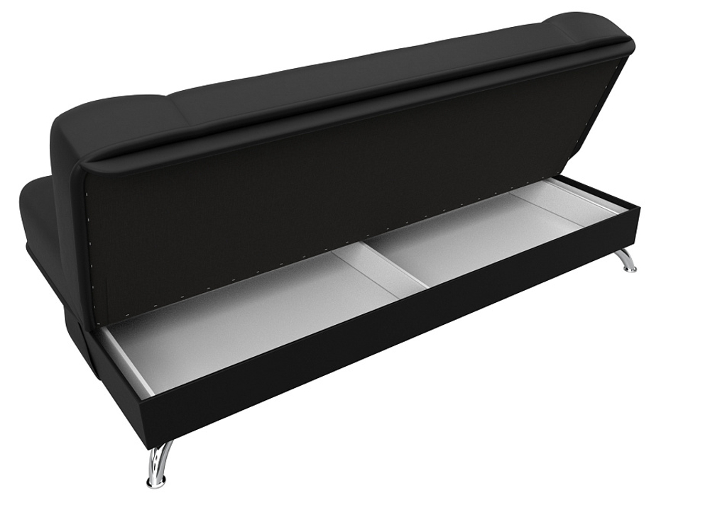 Диван-книжка Анна ЭКОКОЖА Черный