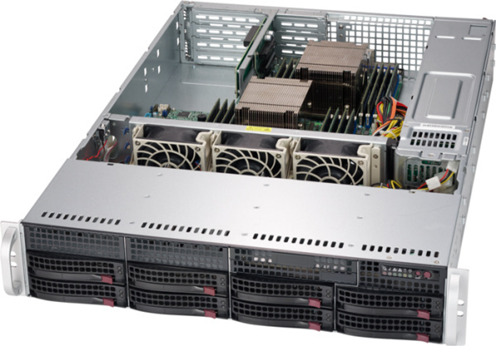 Корпус серверный 2U Supermicro CSE-825TQC-R802LPB